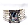 Image 1 : Large Carolyn Pollack Sterling Inlay Bracelet