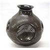 Image 3 : Mata Ortiz Black on Black Geometric Jar, Bugarini