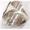 Image 3 : Navajo Sterling Turquoise Coral Ring by A.M. Cabe