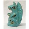 Image 1 : Zuni Carved Turquoise Squirrel Fetish, Yatsattie