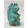 Image 2 : Zuni Carved Turquoise Squirrel Fetish, Yatsattie