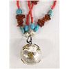 Image 1 : Turquoise & Coral Harmony Ball Beaded Necklace