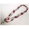 Image 2 : Turquoise & Coral Harmony Ball Beaded Necklace