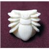 Image 2 : Carved Bone Spider Ring, Size 7