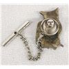 Image 2 : Estate Navajo Sterling Chip Inlay Owl Push Pin