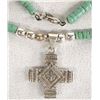 Image 3 : Zuni Sterling Inlay Reversible Cross Necklace