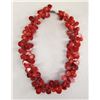 Image 1 : Deep Red Apple Coral Necklace