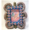 Image 1 : Mexican Folk Art Bottle Cap Frame by M. Azabola