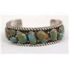 Image 1 : Vintage Navajo Sterling Turquoise Bracelet