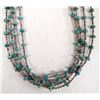 Image 1 : Navajo Style 4 Strand Turquoise & Heishi Necklace