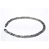 Image 1 : Italian Sterling Silver Love Knot Chain Bracelet