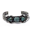 Image 1 : Vintage Navajo Sterling Turquoise Bracelet