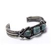 Image 2 : Vintage Navajo Sterling Turquoise Bracelet
