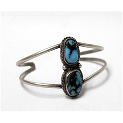 Vintage Navajo Sterling Turquoise Bracelet