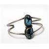 Image 1 : Vintage Navajo Sterling Turquoise Bracelet