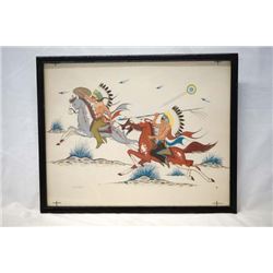 Vintage Framed Print by Blue Eagle 1907-1959