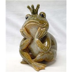 Ceramic Frog Prince Figurine
