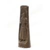 Image 1 : Bronzed Brass Native American Maiden Vase