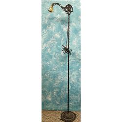 Antique Cast Iron Bridge Lamp with Claw Feet, MBPU