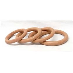 4 Mata Ortiz Clay Pottery Rings