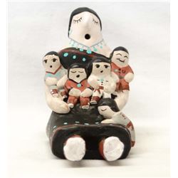 Santo Domingo Pottery Storyteller by Gary Tenorio