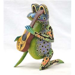 Mexican Oaxacan Alebrije Frog, Signed