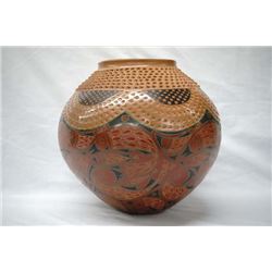 Mata Ortiz Polychrome Fish Jar by Daniel Gonzalez