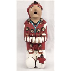 Large 1996 Zia Storyteller Doll by Mae Martin