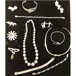 Collection of Sterling Taxco Jewelry
