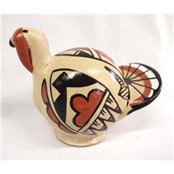 Jemez Polychrome Pottery Turkey Jar by J. Baca