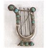 Image 1 : Vintage Taxco Sterling Silver Turquoise Pin