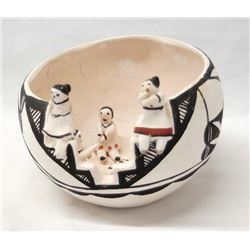 Acoma Pottery Friendship Jar by S. Martinez