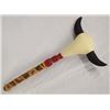 Image 1 : Native American Buffalo Hide Rattle