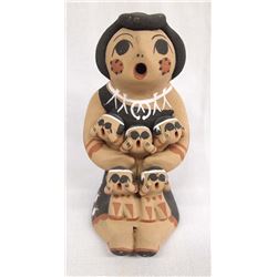 Jemez Pottery Storyteller Doll by T. Sando