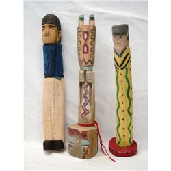 Navajo Carved Wooden Folk Art Figurines