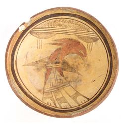1940-50 Hopi Avian Design Pottery Bowl