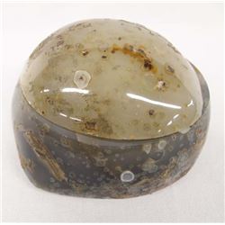 Cut Geode Box Filled With Amethyst Crystals