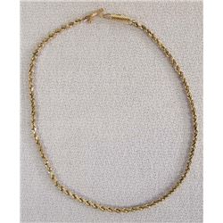 Estate 14K Gold Ankle Bracelet