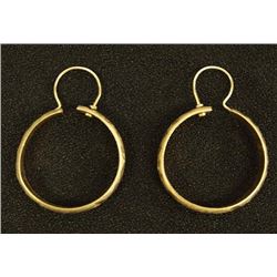 Estate 14Kt Gold Hoop Earrings