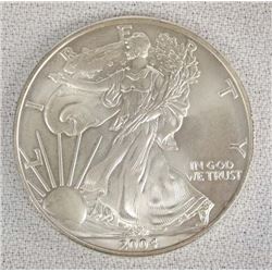 2004 Uncirculated Silver Eagle Coin