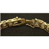 Image 3 : Estate Goldtone Over Sterling CZ Tennis Bracelet