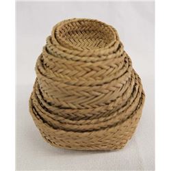 Graduated Miniature Athabascan Baskets by Addison