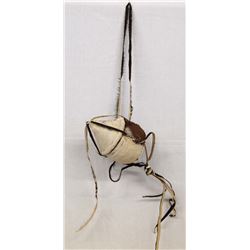 African Cowhide Covered Tobacco Pouch