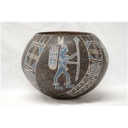 Mata Ortiz Polychrome Jar by Jose Villa
