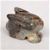 Image 1 : Zuni Carved Picasso Marble Rabbit Fetish