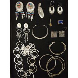 Sterling Silver Jewelry, Some Native American