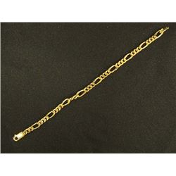 Estate 24Kt Gold Link Bracelet