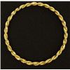 Image 1 : Estate Gold Plated Bangle Bracelet