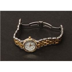 CYMA Swiss 18K Gold & Diamond on Stainless Watch