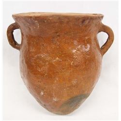 Native American Navajo Pottery Jar, Double Handled